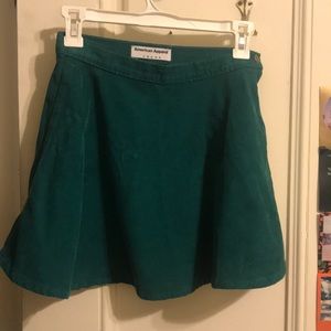 American Apparel Corduroy Skater Skirt